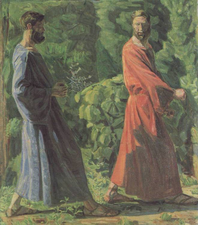 1910-11 Niels Larsen Stevns Vig bag mig Satan Sorø Kunstmuseum