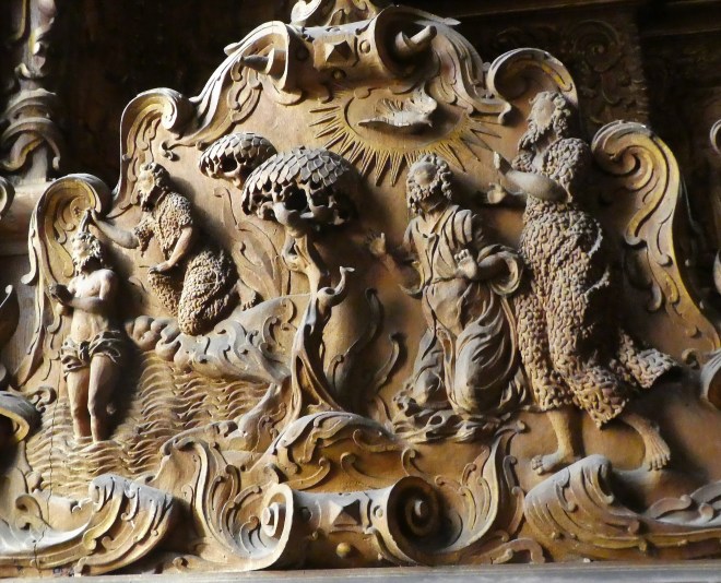 1637 Hans Dreyer Holckenhavn Kapel Opgang til prædikestol Claus P1030798