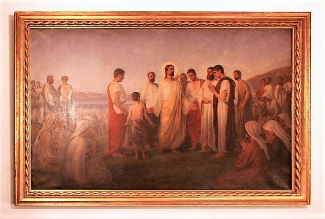 1902 Johannes Wilhjelm Bespisningen Johs 6,8 Sankt_Andreas_Kirke_Copenhagen_old_altarpiece (2)