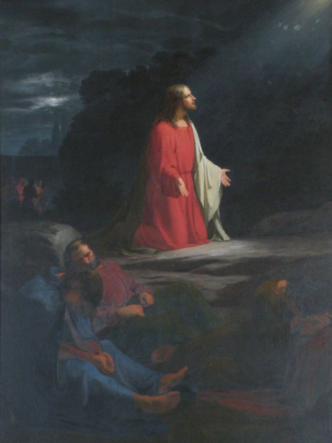 1836 Adam Müller Getsemane tidl altertavle i Øsby