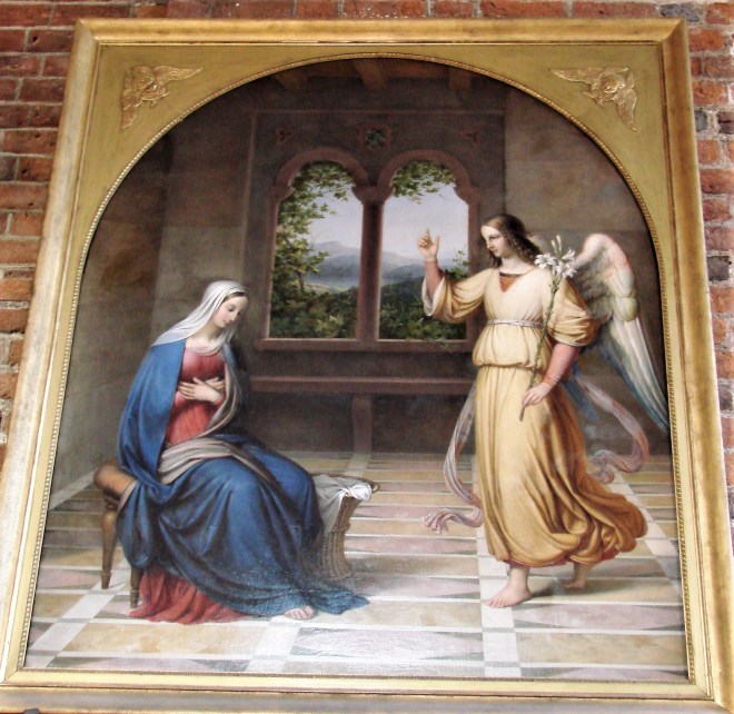 1840 J L Lund Mariæ Bebudelse,Skt. Mariæ Kirke Helsingør Kulturtur december 2016 242.jpg