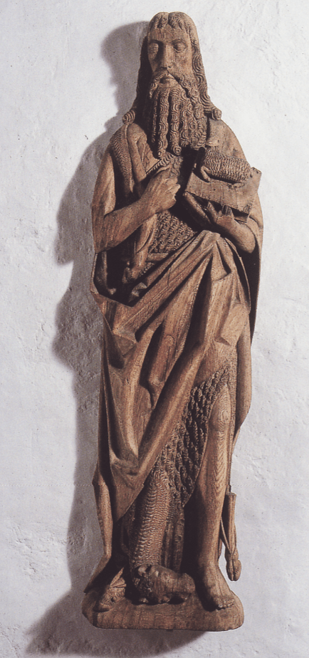 1500ca Linå Kirke, Thomas kluges model til altertavlens topstykke Billede1.png