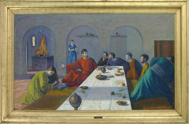 1907-8 Niels Larsen Stevns_Maria salver Kristi fødder