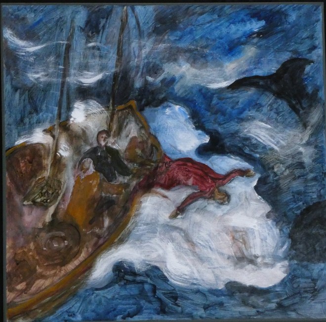 1999 Bodil Kaalund Jonas pulpitur Nørre Felding Kirke, Holstebro, Claus P1040697